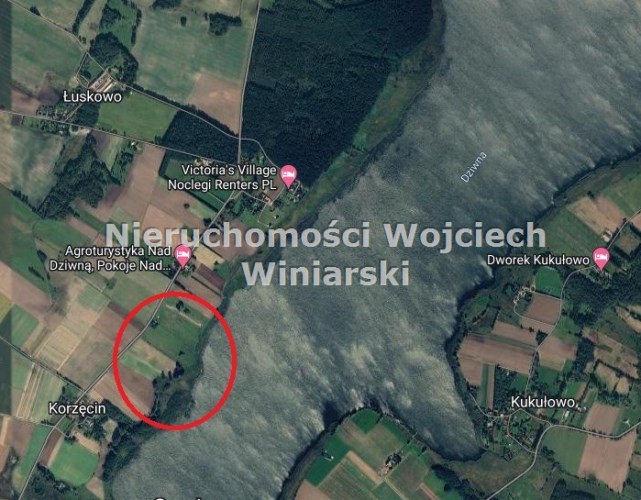 działka nad wodą