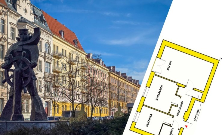 mieszkanie na sprzedaż - Szczecin, Centrum